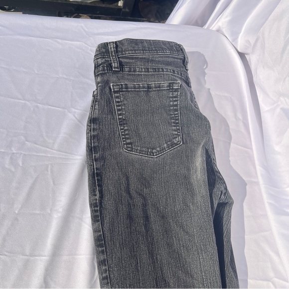 Lee Women's Straight Leg Jeans - Dark Gray - Picture 2 of 8